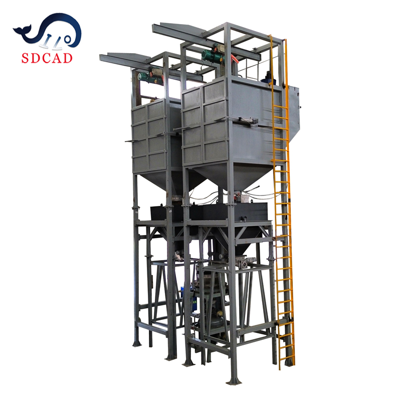 Sdcad Brand Recommend Ton Bag Unpacking and Unloading Conveyor System with Ton Bag Unpacking and Unloading Conveyor System