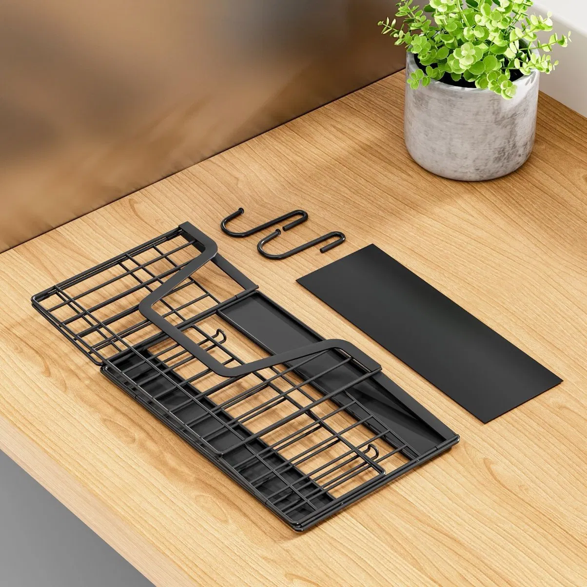 Metal Shelf for Refrigerator Pantry Fruit Vegetable Storage Bins