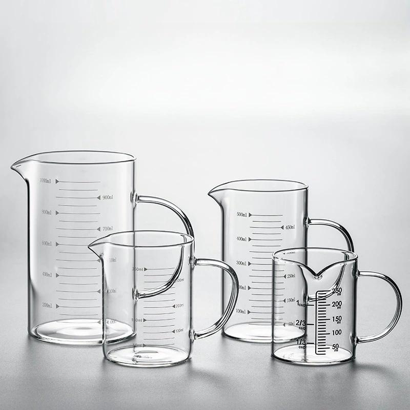 Premium Borosilicate Glass Measuring Cup for Cooking and Baking