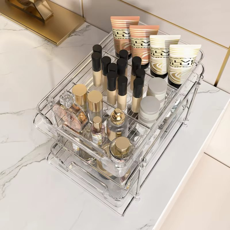 2 Tier Multi-Purpose Pull-out Pantry Organization and Storage