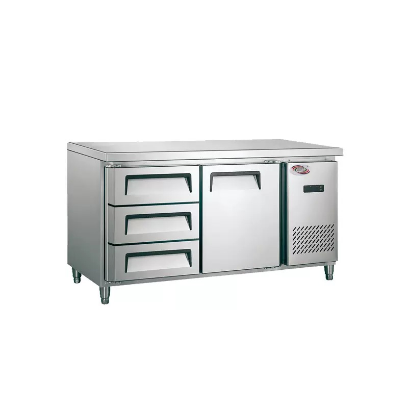 Commercial Dual-Temp Stainless Steel Cold Storage for Bakery Kitchen