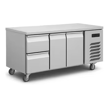 Commercial Dual-Temp Stainless Steel Cold Storage for Bakery Kitchen