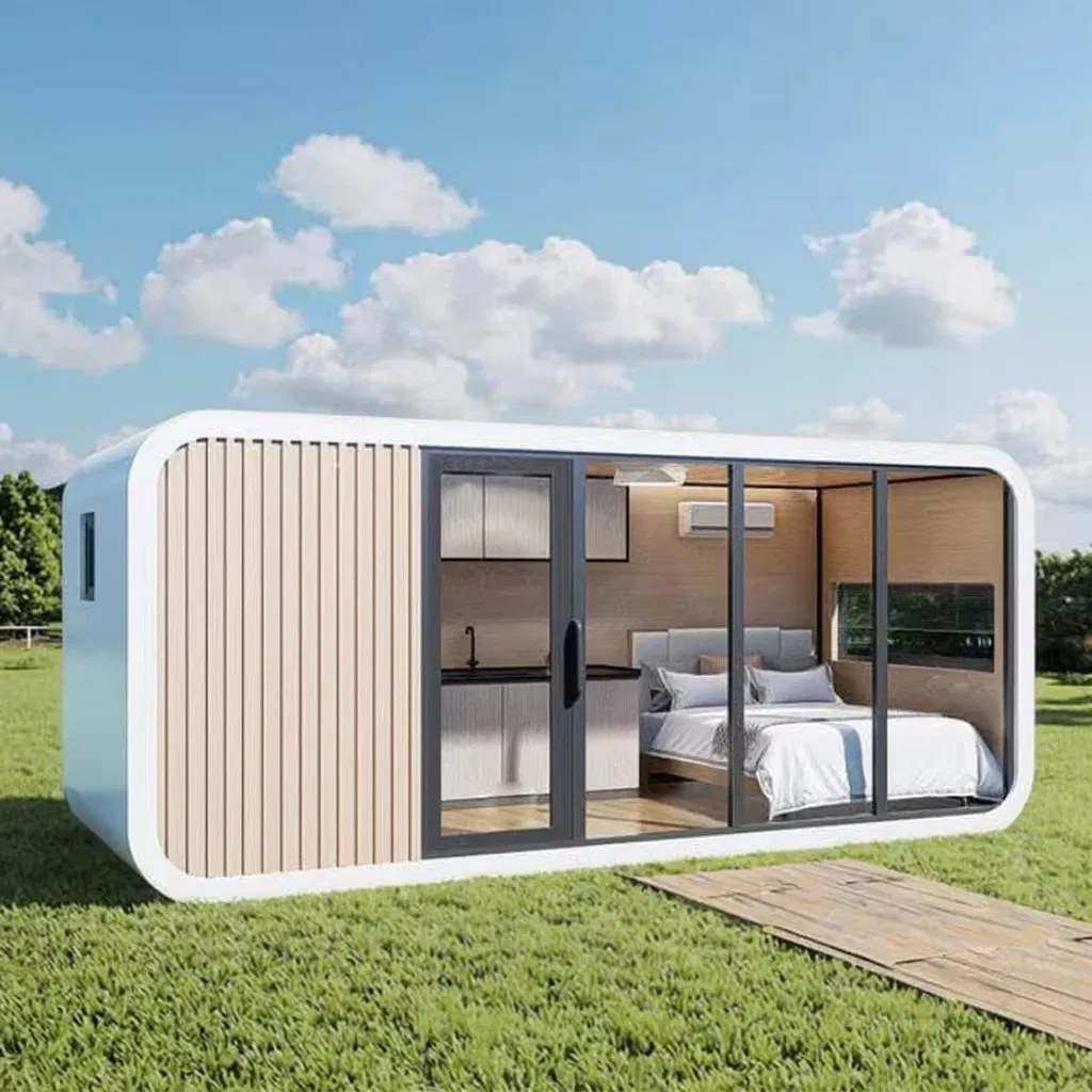 Stylish Space Capsule: Modern Storage Solution for Any Room