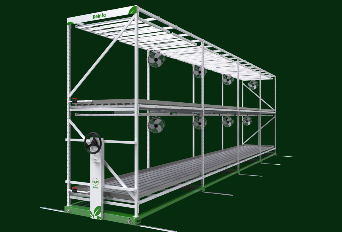 Reinfa Vertical Tidal Irrigation System-Modular Shelves for Vegetables