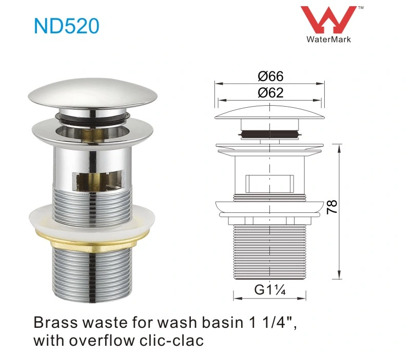 Bathroom Home Decor Supplier Basin Bottle Trap Drain Pipe Kitchen Sink Strainer Pop up Valve Waste Clic Clac