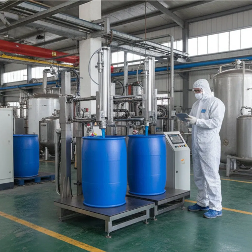 Liquid Paint, Lye, and Chemical Filling Systems with Accurate Weighing and Packaging