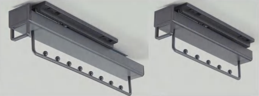 Top-Mounted Soft-Close Clothes Hanger Rail