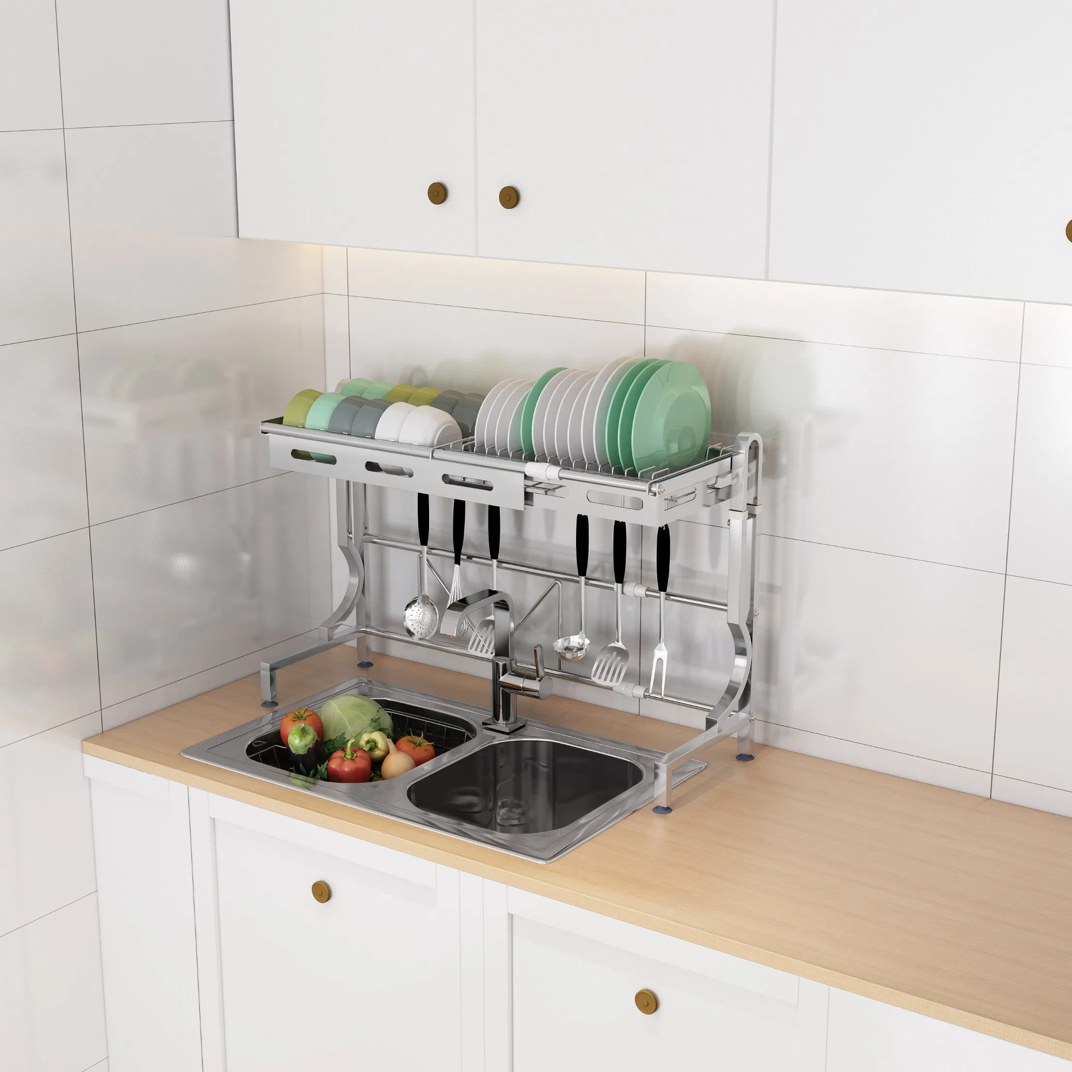 Stylish Sink Rack for Kitchen Storage and Organization Solutions