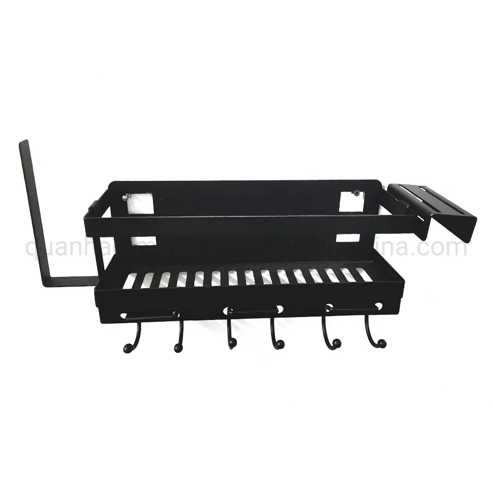 Wall-Mounted Kitchen Storage Rack Practical Spice Storage Stand for Home