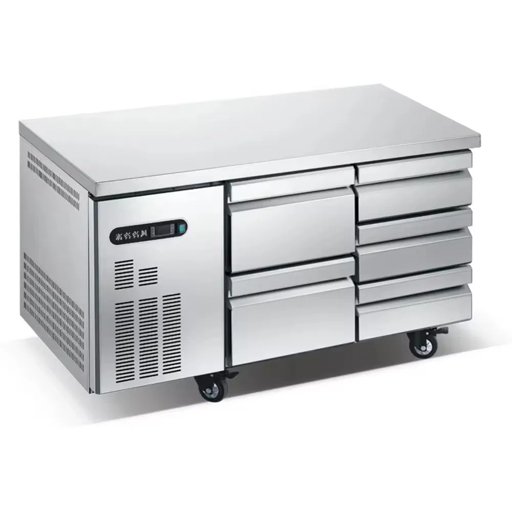 Commercial Dual-Temp Stainless Steel Cold Storage for Bakery Kitchen