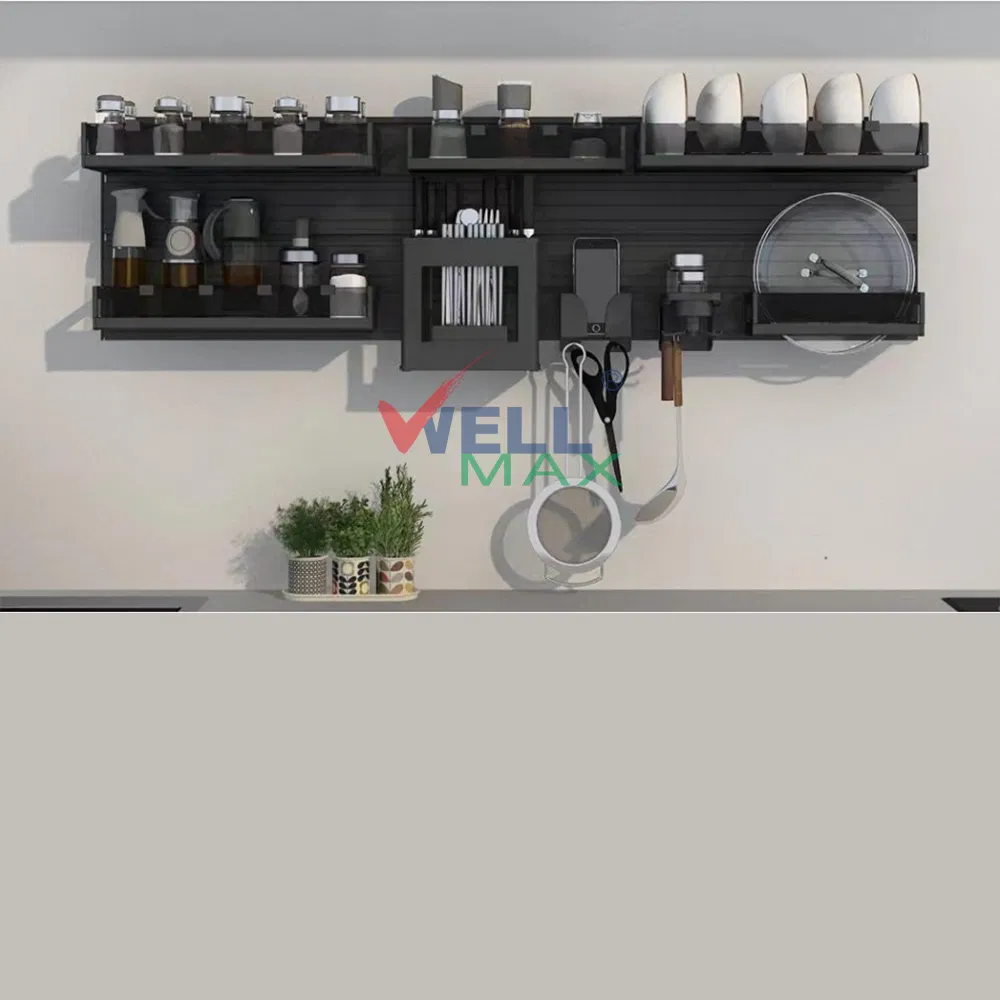 Kitchen Wall-Mounted Storage Rack
