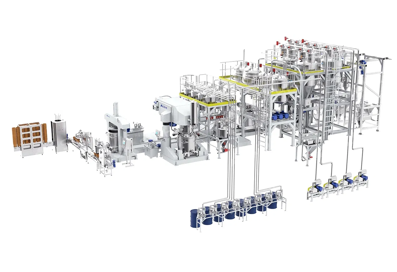 Automatic Turnkey Adhesive Manufacturing System for Silicone &amp; Sealants