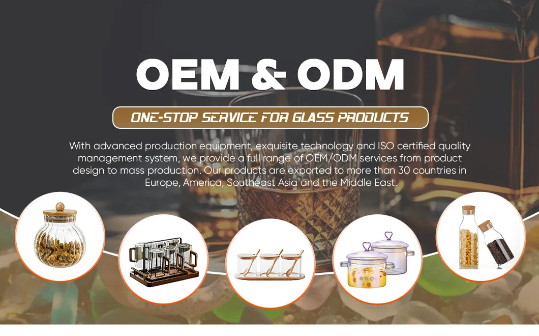 Household Refrigerator Storage Glass Spice Jars