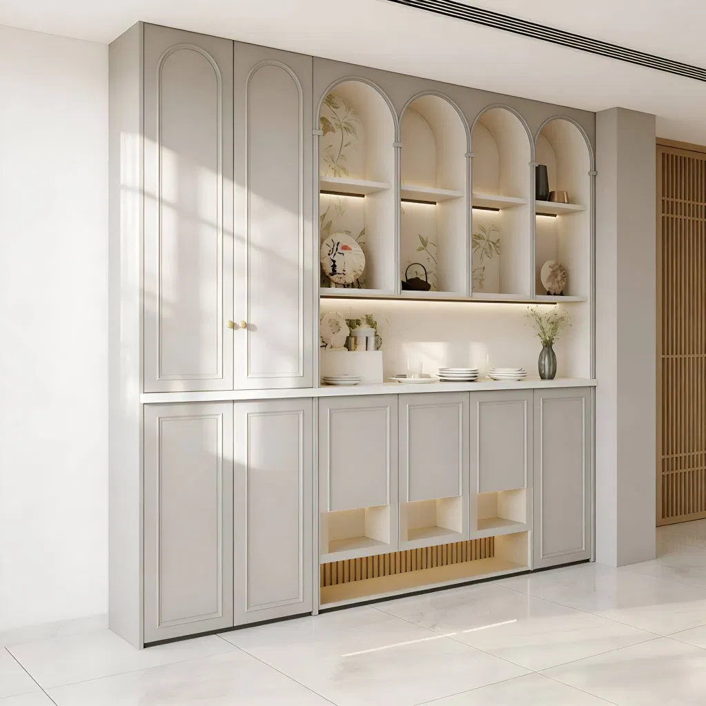 Plywood Low MOQ Modern Custom Kitchen Cabinets for Home