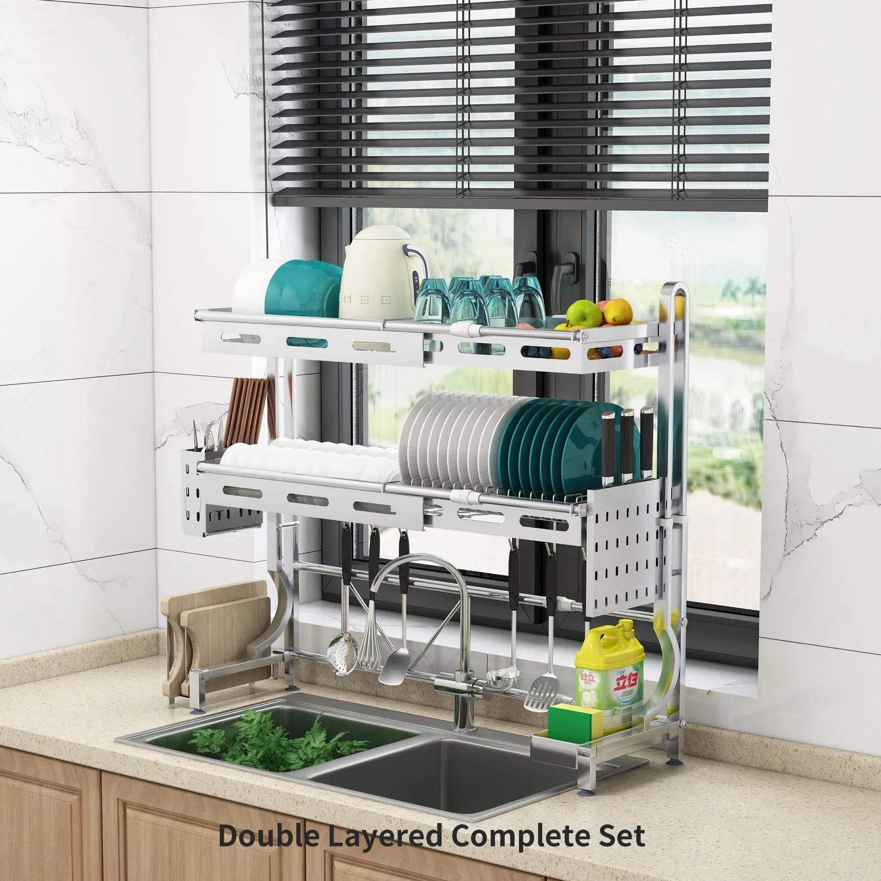 Stylish Sink Rack for Kitchen Storage and Organization Solutions
