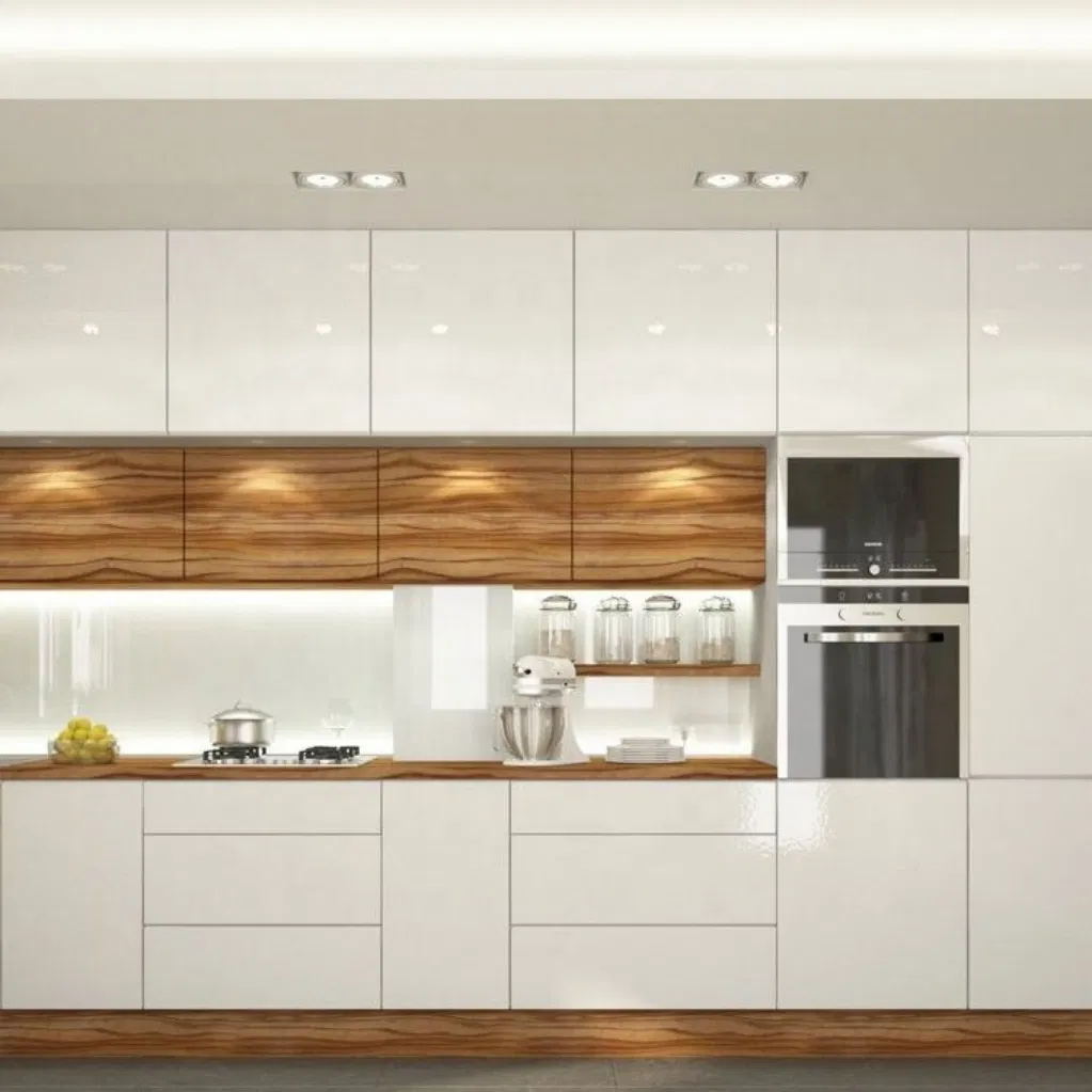 New Style Aluminum Kitchen Cabinets with Drawers for Hotel