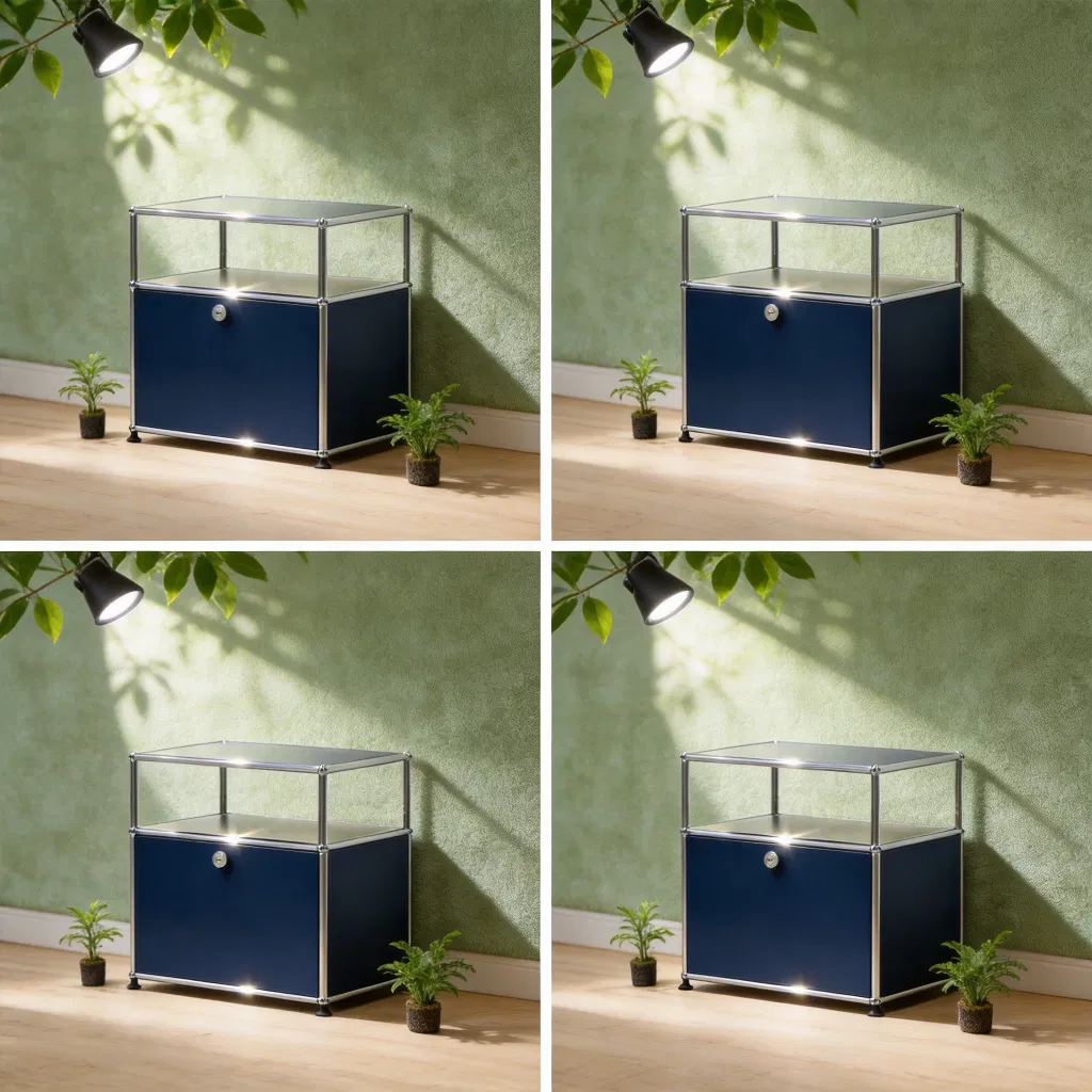 Multifunctional Storage Solution with Adjustable High-Quality Shelf Design