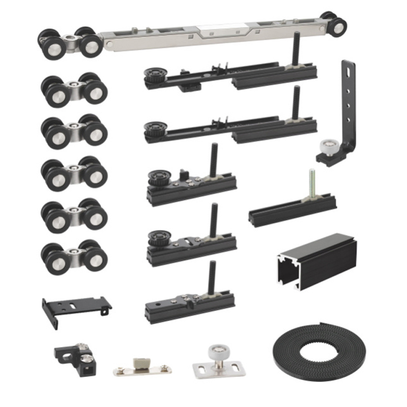 Luxury Partition Wall Hidden Soft-Closing Sliding Door Pocket Door System Telescopic Invisible Sliding Single Hardware