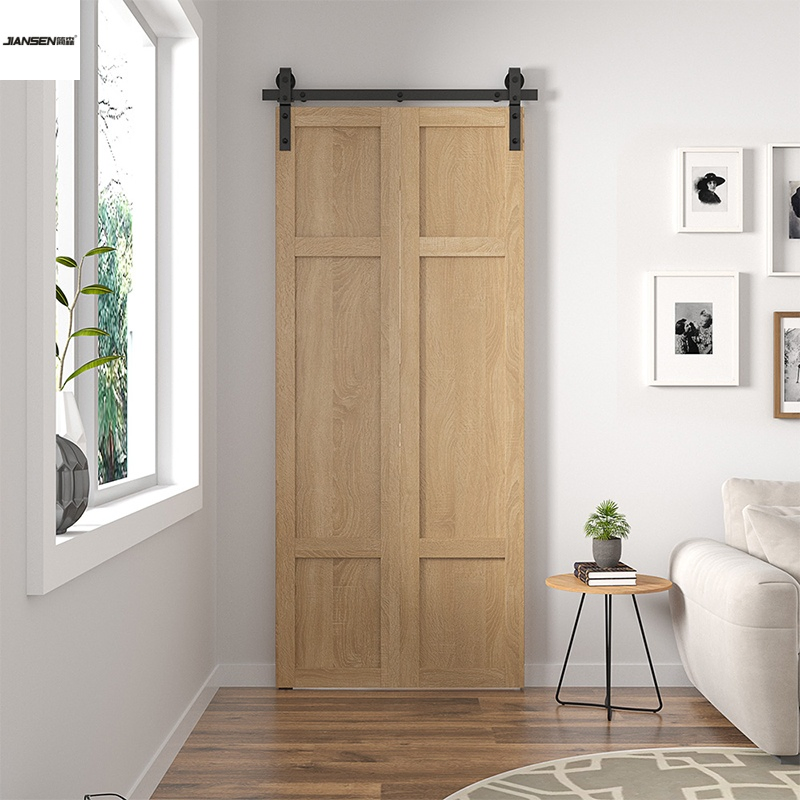 Premium 6.6FT Rustic Sliding Barn Door Hardware Kit for Stylish Spaces