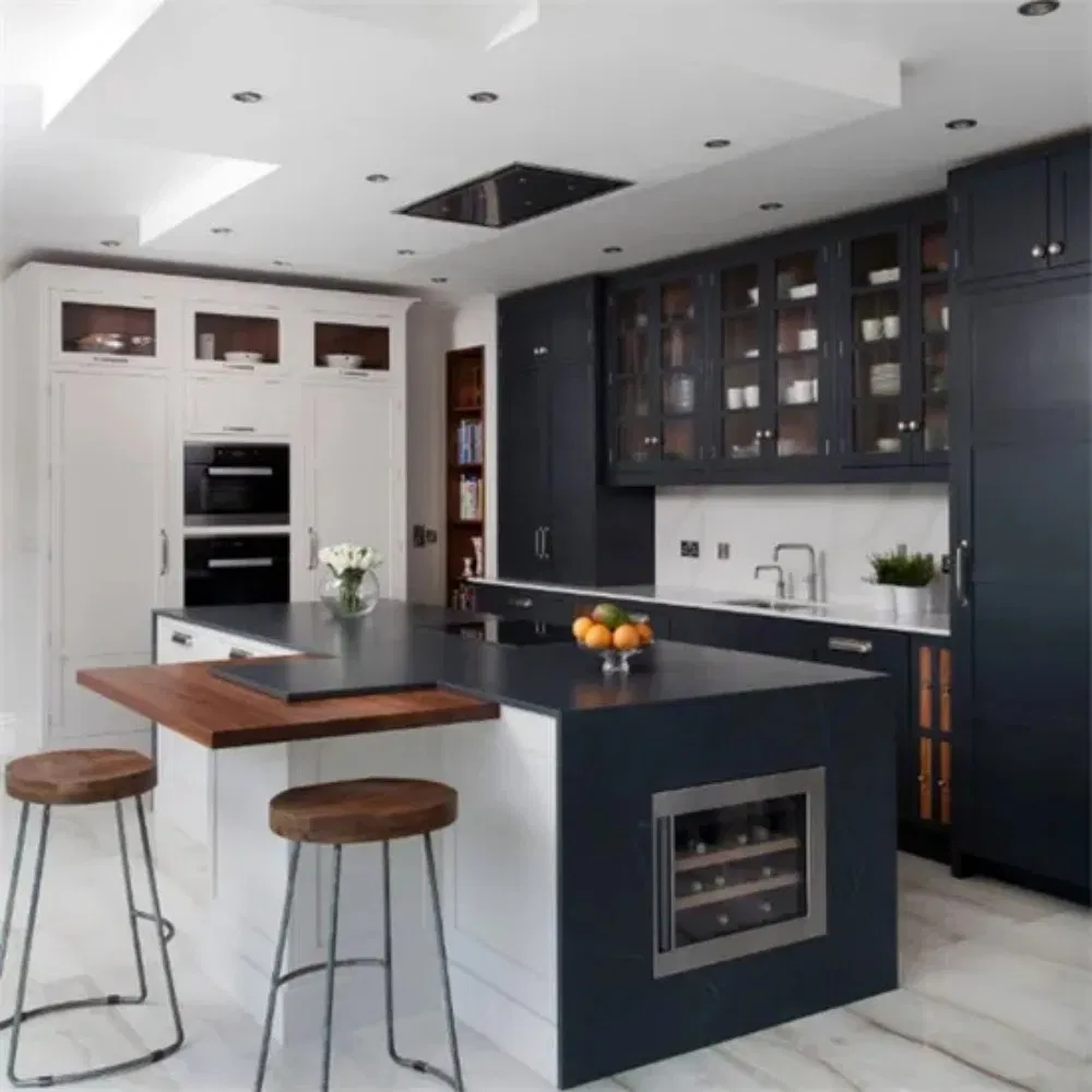 Smart Kitchen Cabinet Featuring Automatic Door Painting Machine System