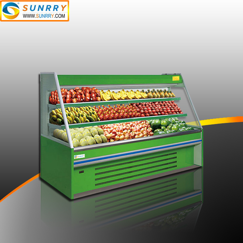 Supermarket Vegetable Refrigerator Showcase and Fruit Storage