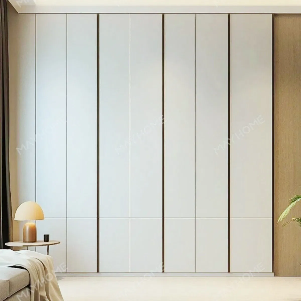 China Noise Insulation Stain Resistant Room Divider Unit Anti-Tip System Bedroom Wardrobe