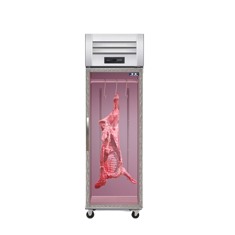High-Capacity Vertical Meat Display Case Meat Hanging for Supermarkets &amp; Groceries