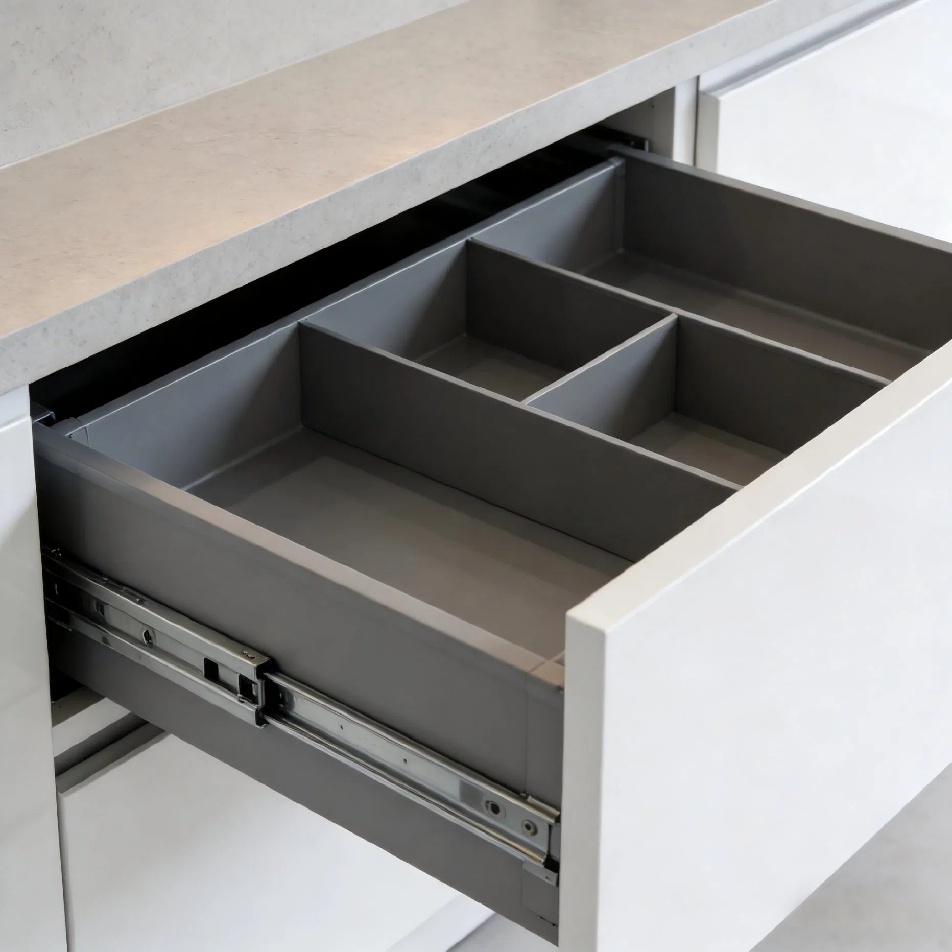 Modern Kitchen Cabinet with Large Capacity Storage Design