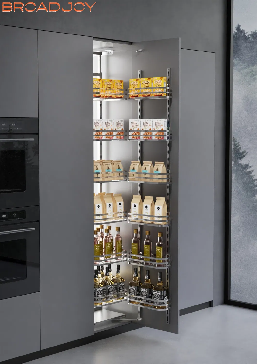 Kitchen Pantry Unit View 2