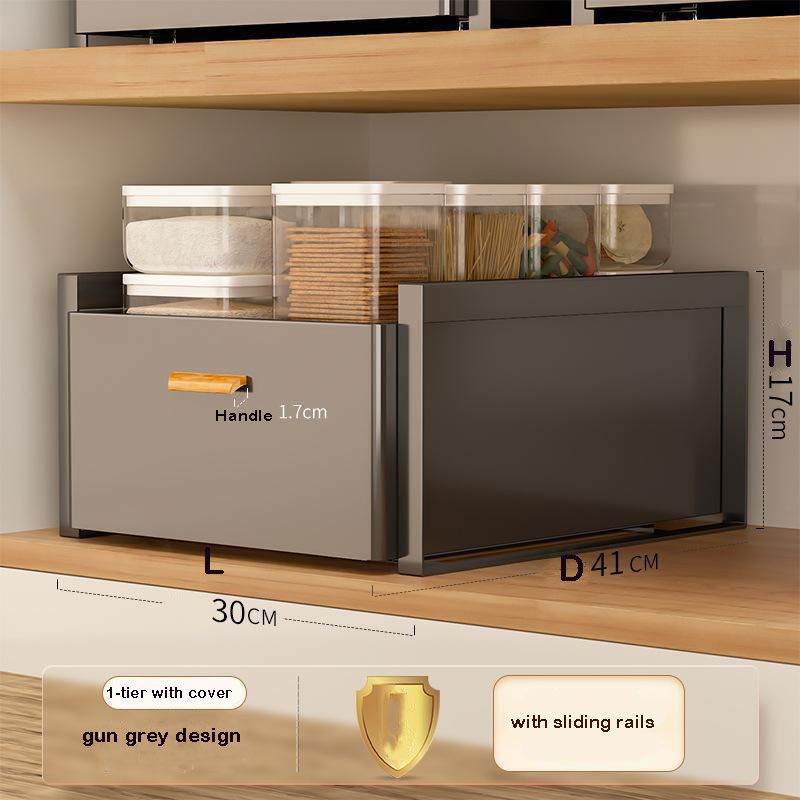 Premium Kitchen Cabinet Storage Box for Efficient Spice Organization