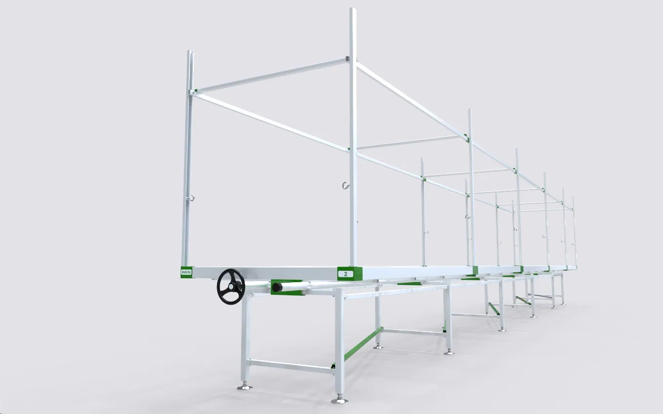 Reinfa Durable Movable Multi-Layer Plant Shelf System for Agriculture Use