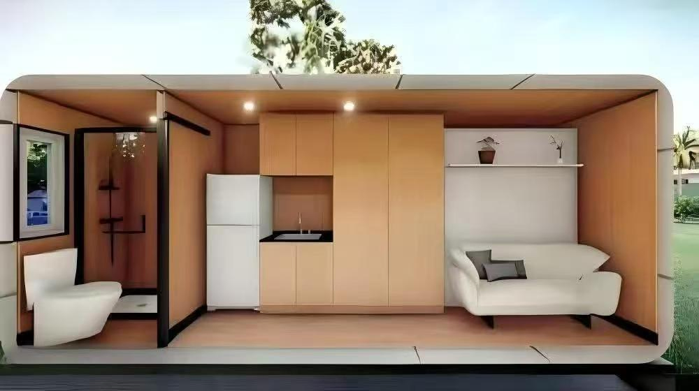 Stylish Space Capsule: Modern Storage Solution for Any Room