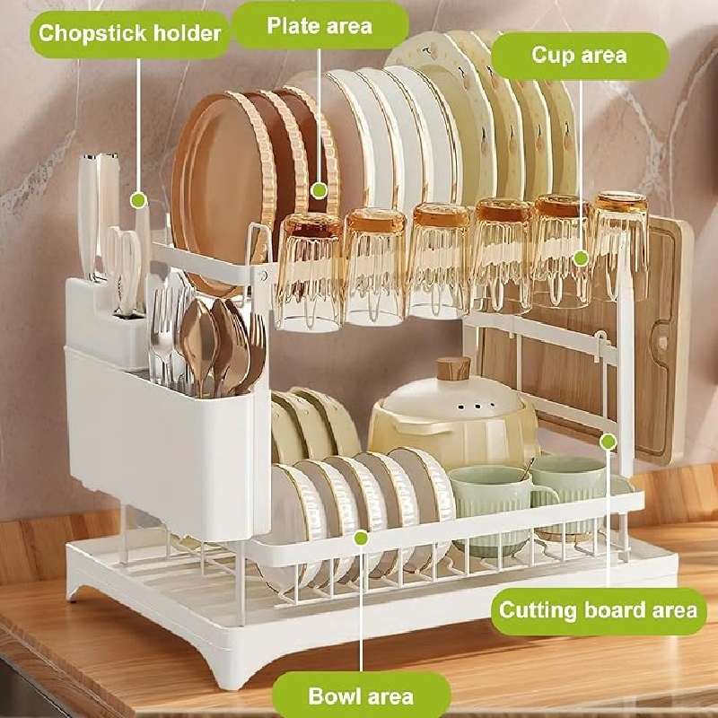 Multifunctional Kitchen Organizer for Utensils &amp; Dishes
