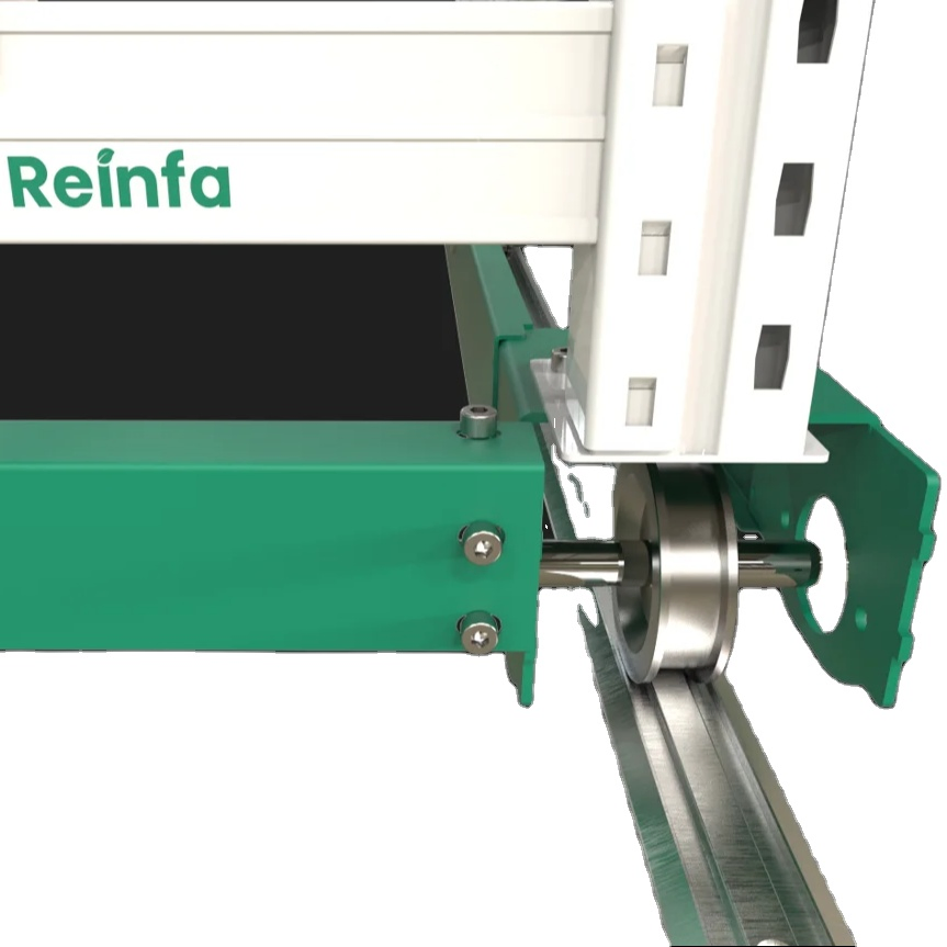 Reinfa High-Capacity Multi-Tier Plant Shelf System, Mobile &amp; Durable for Commercial Farming