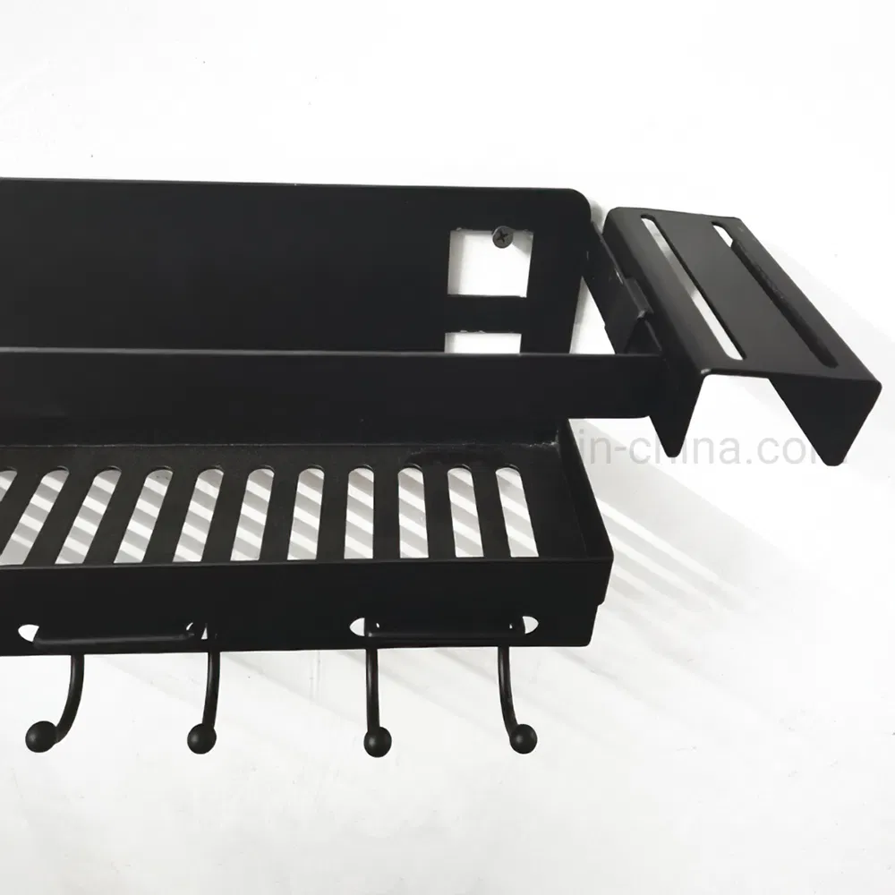 Wall-Mounted Kitchen Storage Rack Practical Spice Storage Stand for Home