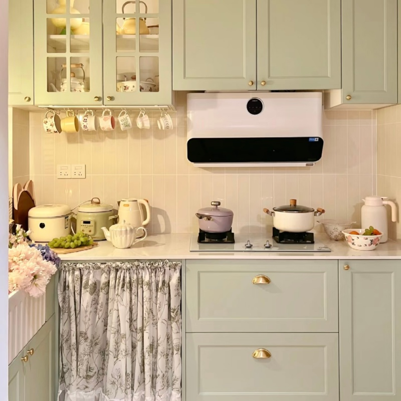 Custom Cabinets Reasonably Utilize Kitchen Corner Space Solve The Decoration Problem of Difficult to Use Corners