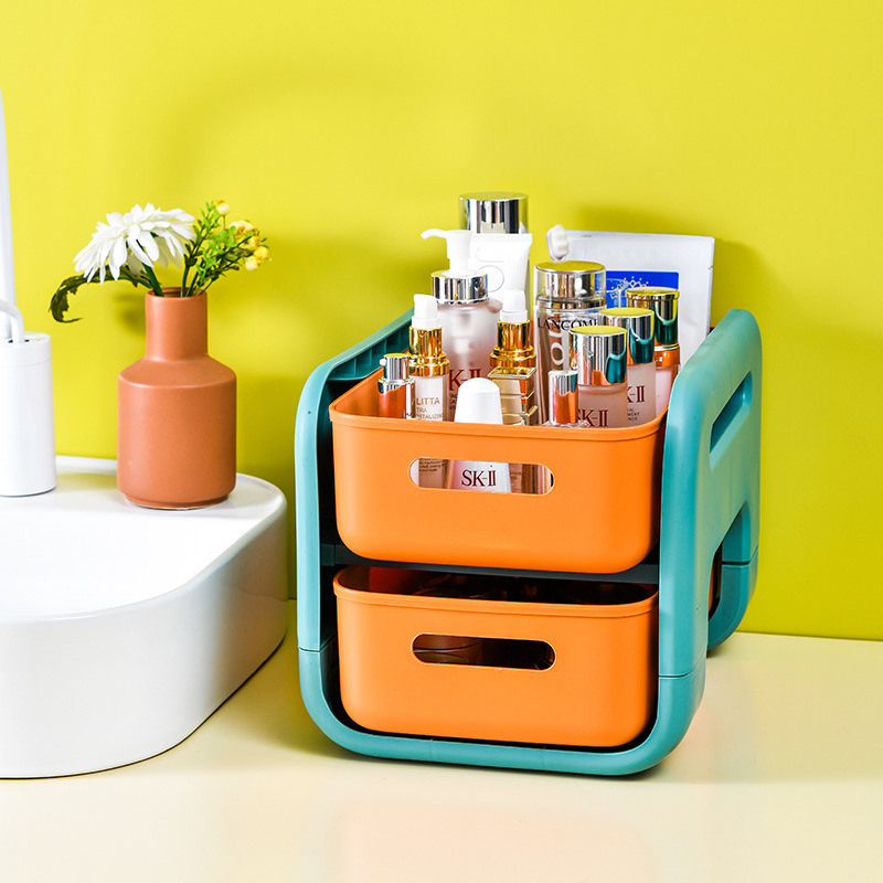 Sliding Drawer Nordic Style Double-Layer Storage Box Under Sink Storage Rack Mi16026