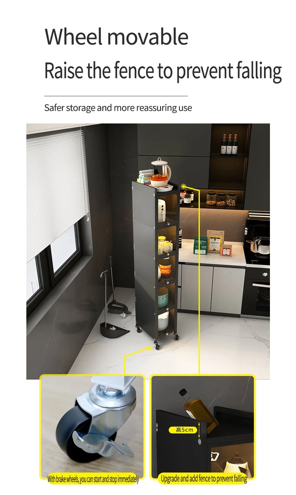 Kitchen Utensils Storage Shelf