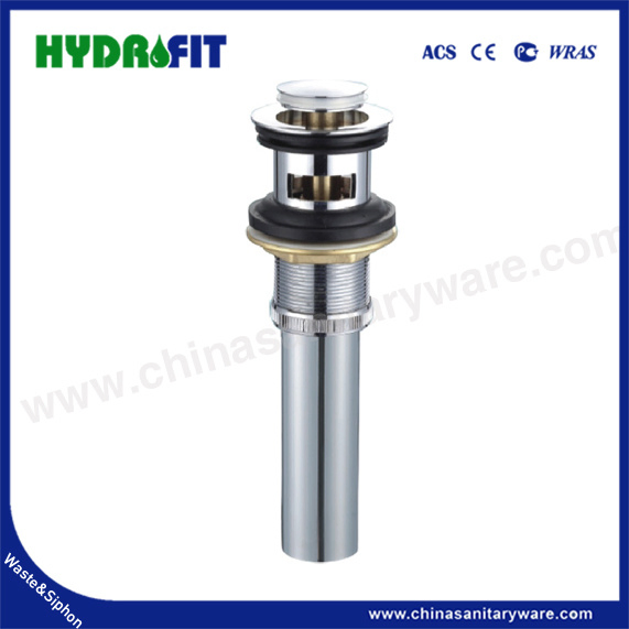 Factory Bathroom Kitchen Lavatory Brass Zinc Stainless Steel Wash Basin Pop-up Click Clack 1 1/4" 1 1/2" Chrome Brushed Drain Lift Waste (BW2003)