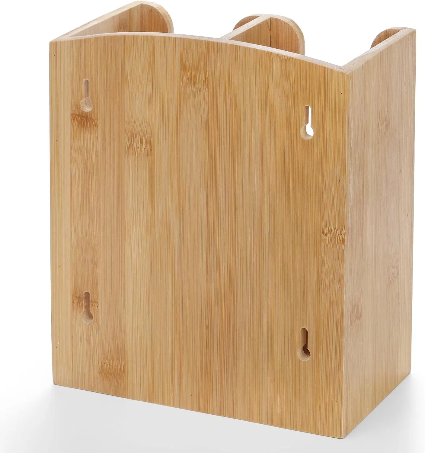 Bamboo Household Kitchen Wall Mounted Water Cup Disposable Cup Storage Rack