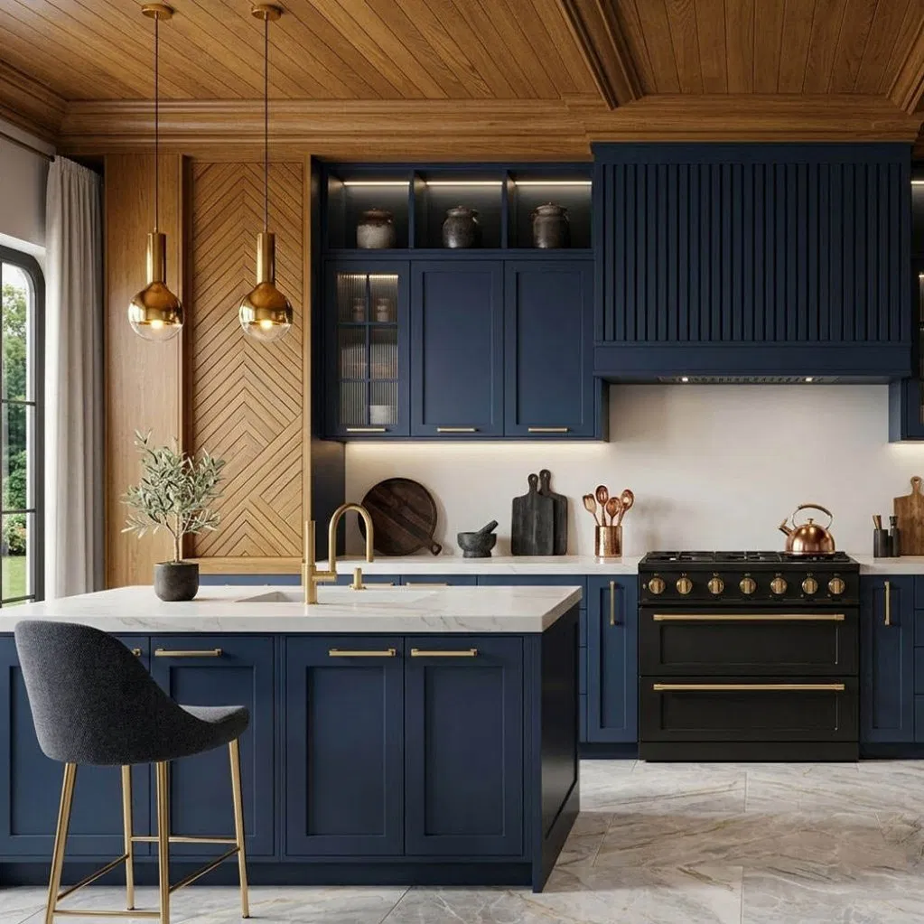 Xh Low MOQ Integrated Long-Lasting Modern Kitchen Cabinetry with Dividers