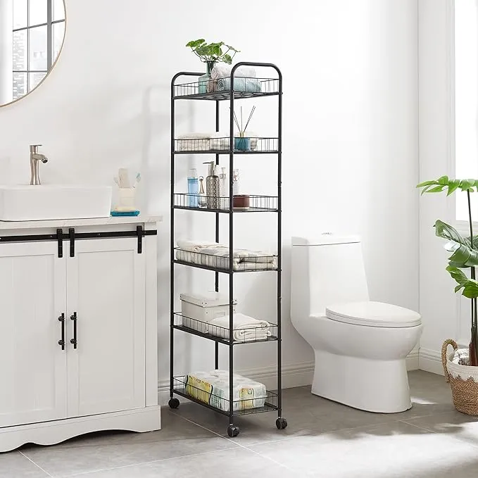 6-Tier Rolling Cart Storage 6