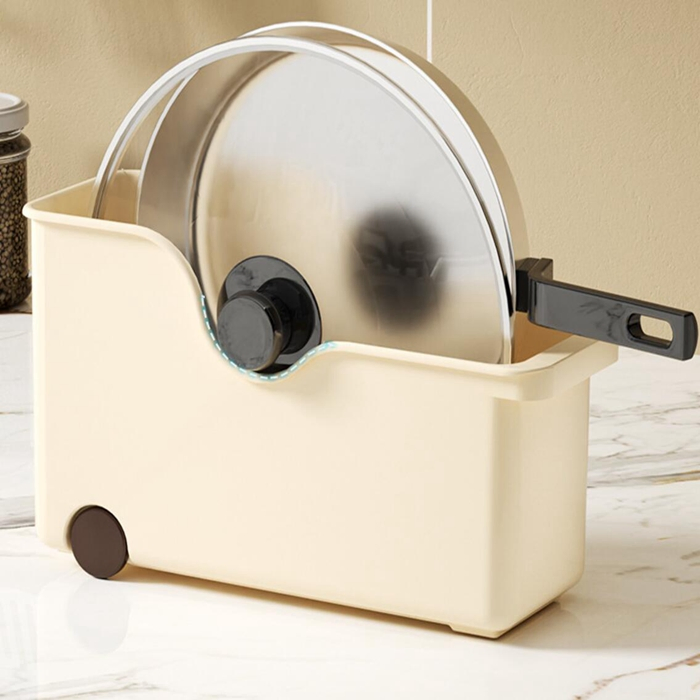 Roll out Organization Bins Pantry Under Sink Container with Wheels Handles