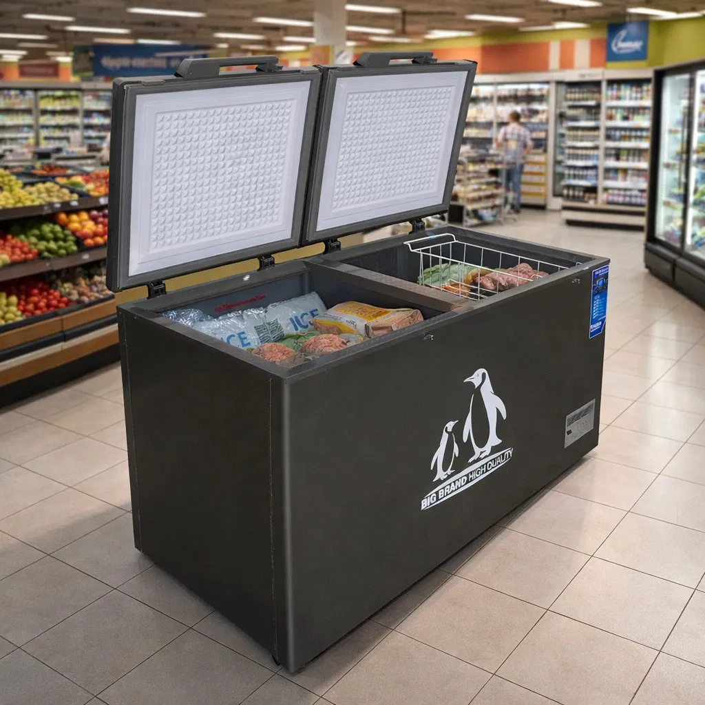 Spacious Deep Freezer for Bulk Food Storage and Organization