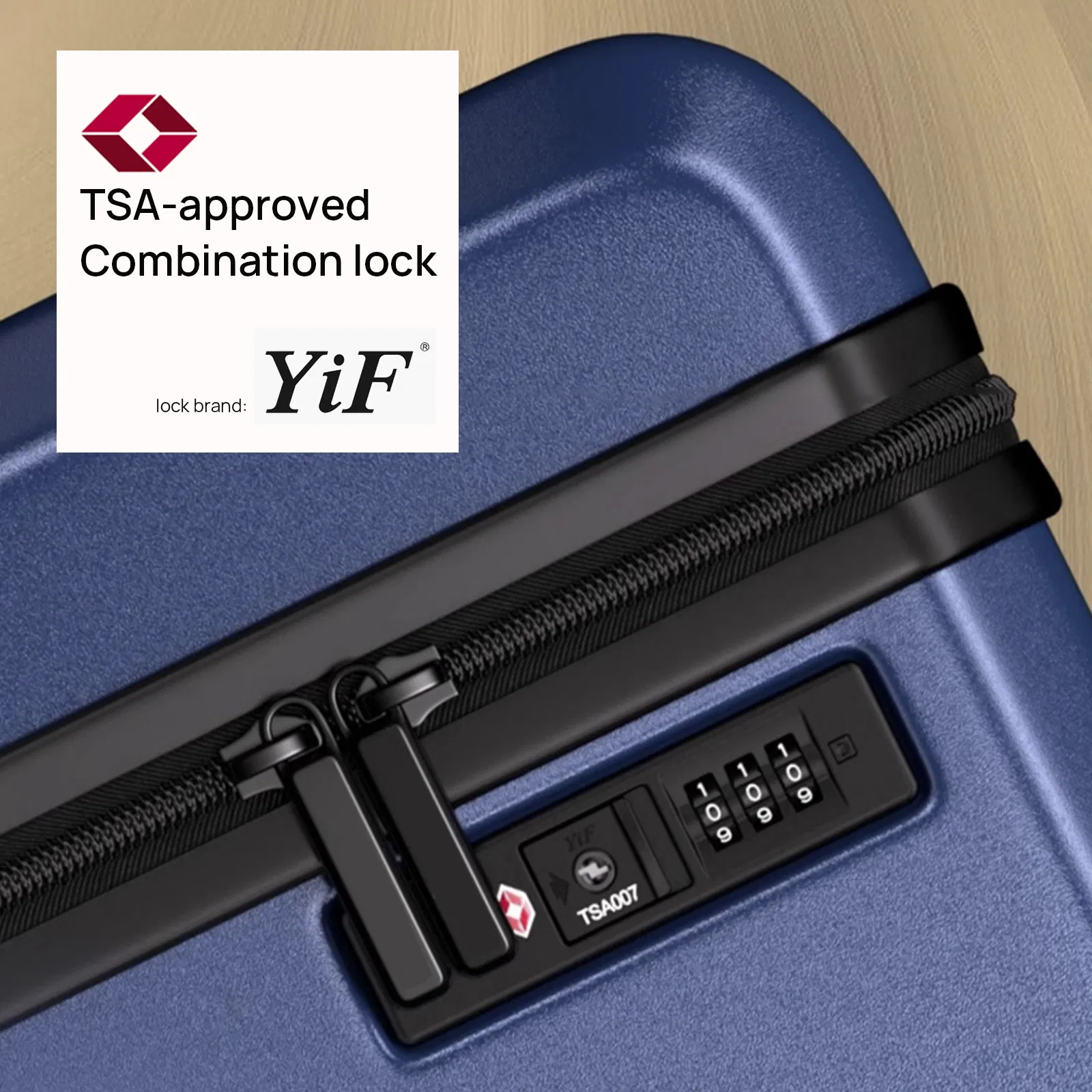 Smart Travel Bag with 3: 7 Organization System Full PC Shell for Short Trips