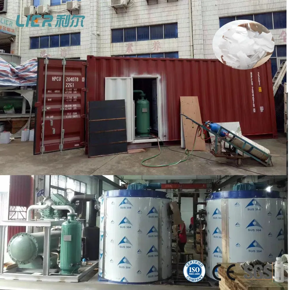 Advanced 30-Ton Flake Ice Storage and Rake System