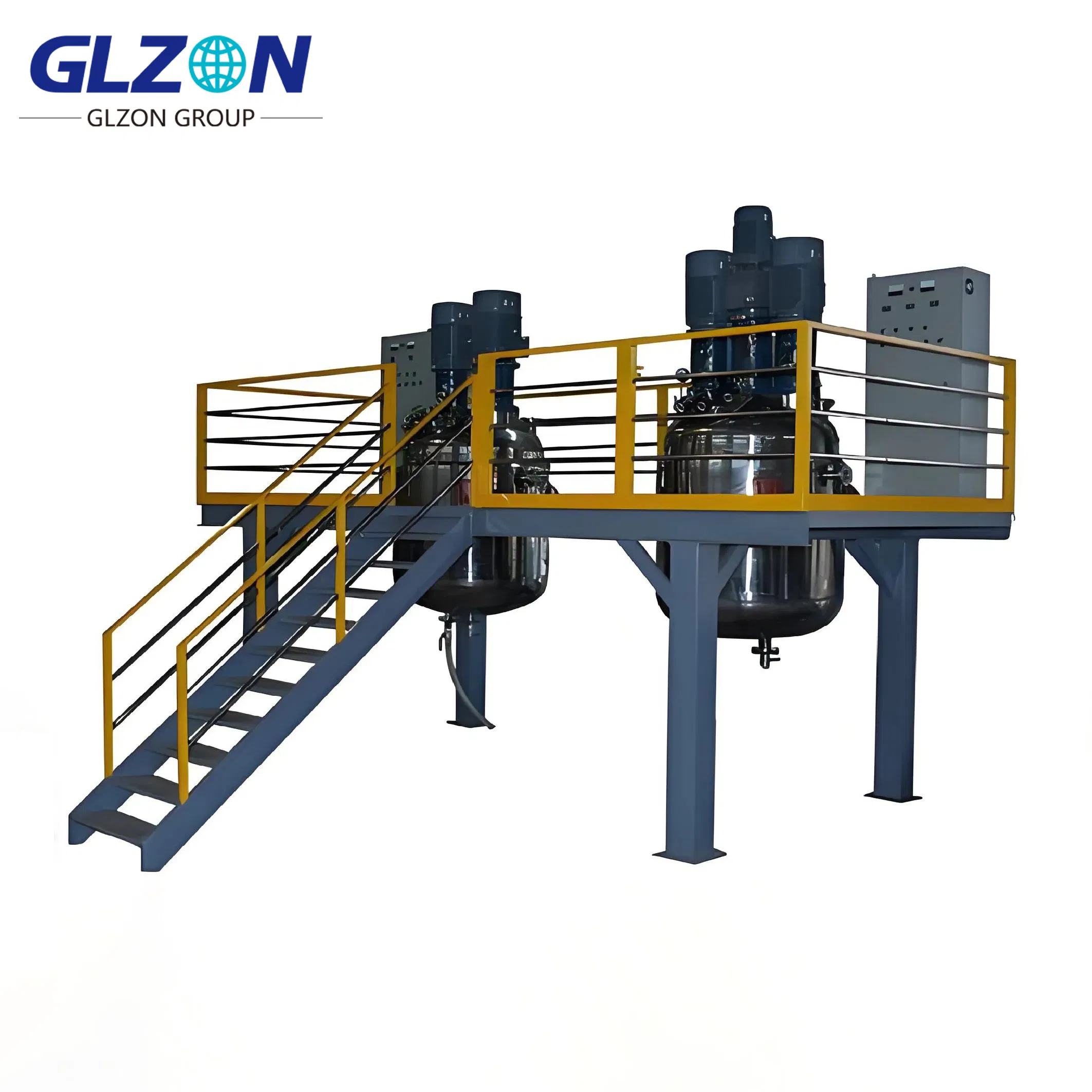 Turnkey Industrial Jacketed Reactor &amp; Extraction Production Line with Integrated Mixing, Heating and Processing System