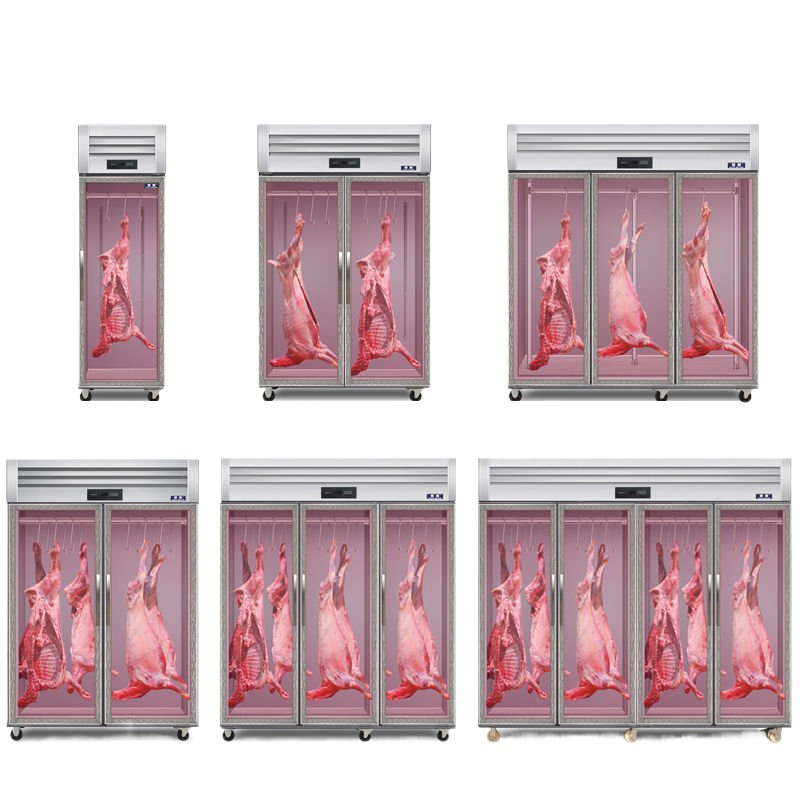 Commercial Meat Storage Unit Meat Hanging with Advanced Digital Temperature Settings