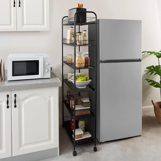 6-Tier Rolling Cart Storage 4