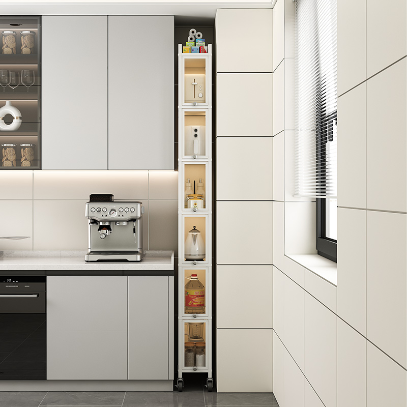 Slim Cabinet Storage Rack for Efficient Kitchen Utensil Use